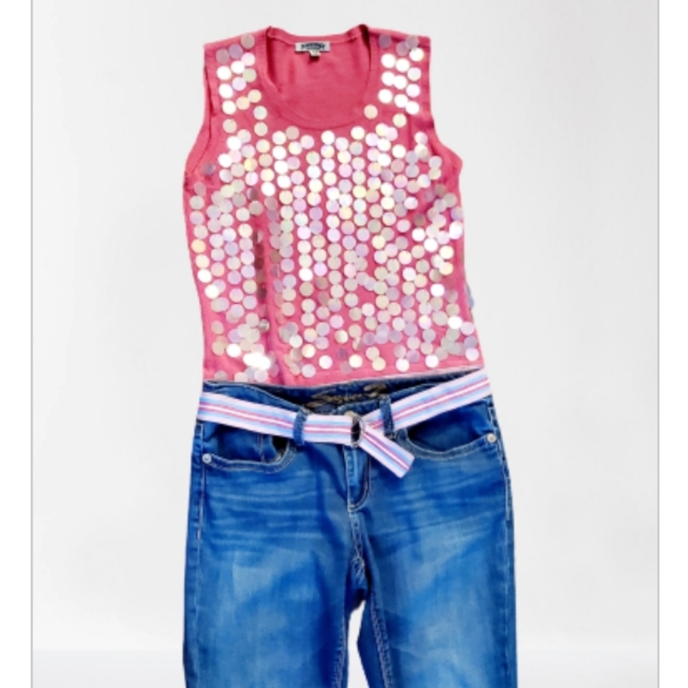 Sequin Tank Top